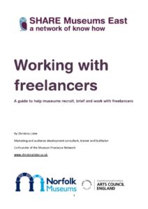 thumbnail of SHARE Museums East Guide to working with freelancers-compressed